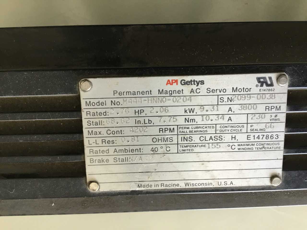 Lot of three API Gettys - INDUSTRIAL PARTS
