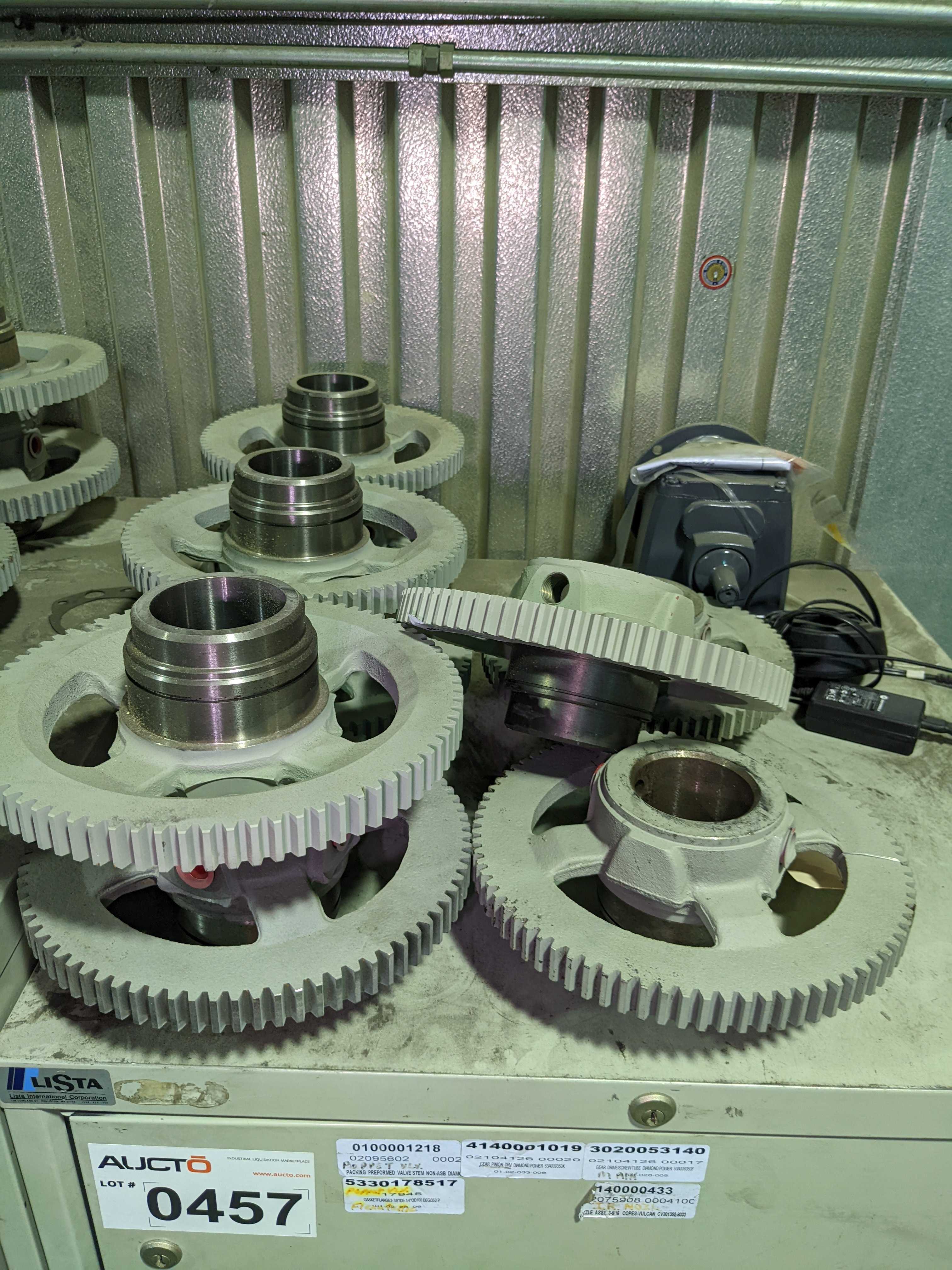 CABINET AND CONTENTS - INDUSTRIAL PARTS