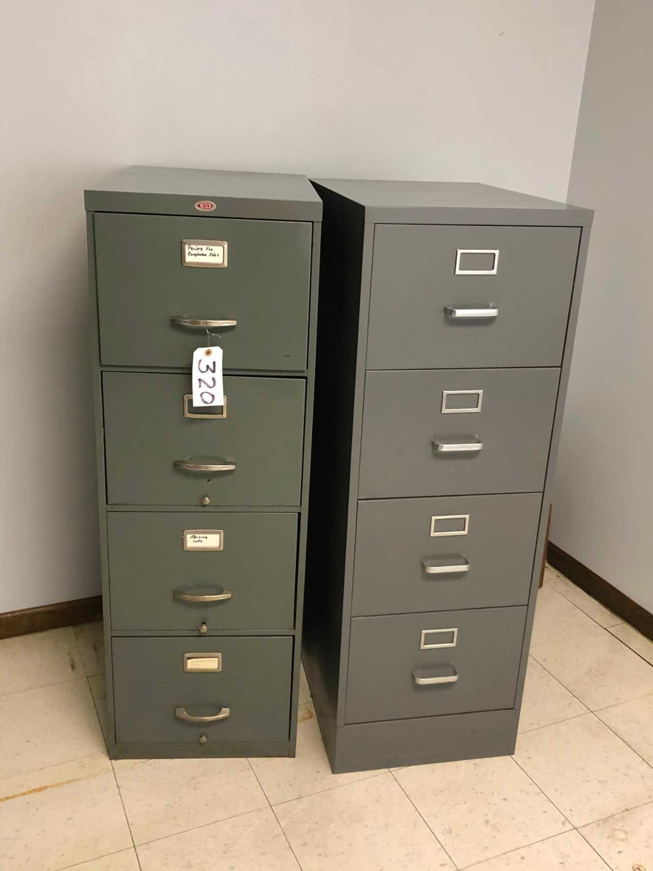 2-4 Drawer File Cabinets - TOOL STORAGE