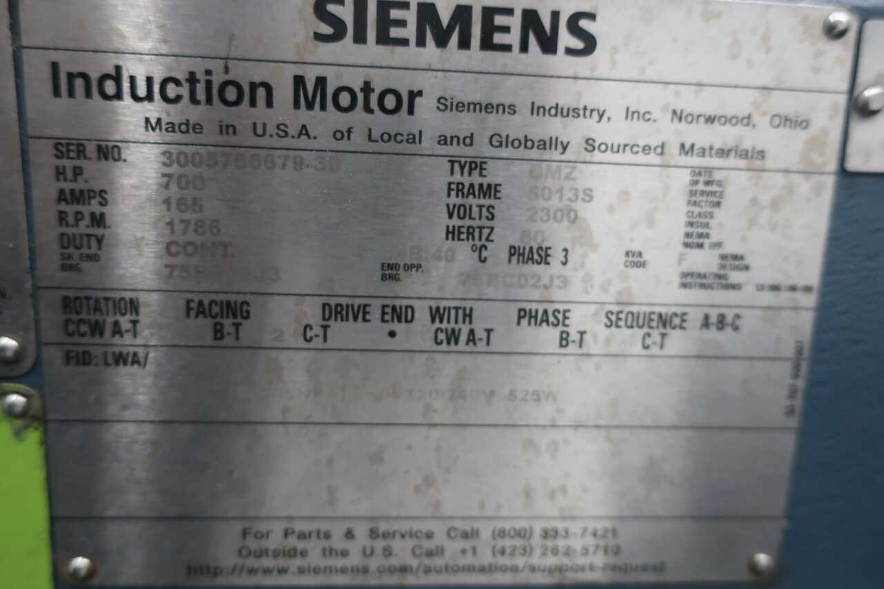 SIEMENS TYPE CMZ INDUCTION MOTOR - ELECTRIC MOTORS