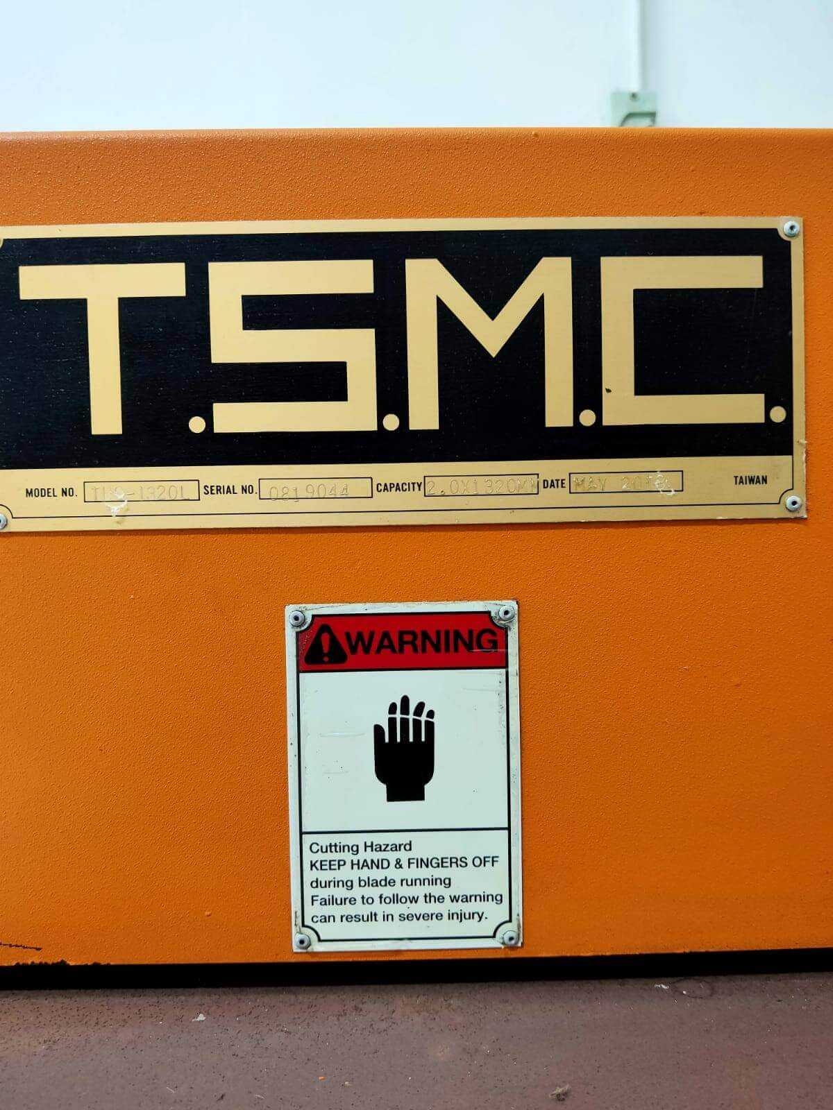 2013 TSMC Shear Machine - METAL SHEARS