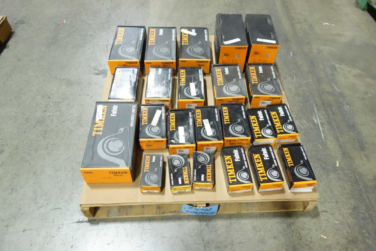 PALLET OF TIMKEN HOUSED BEARING UNITS - BEARINGS