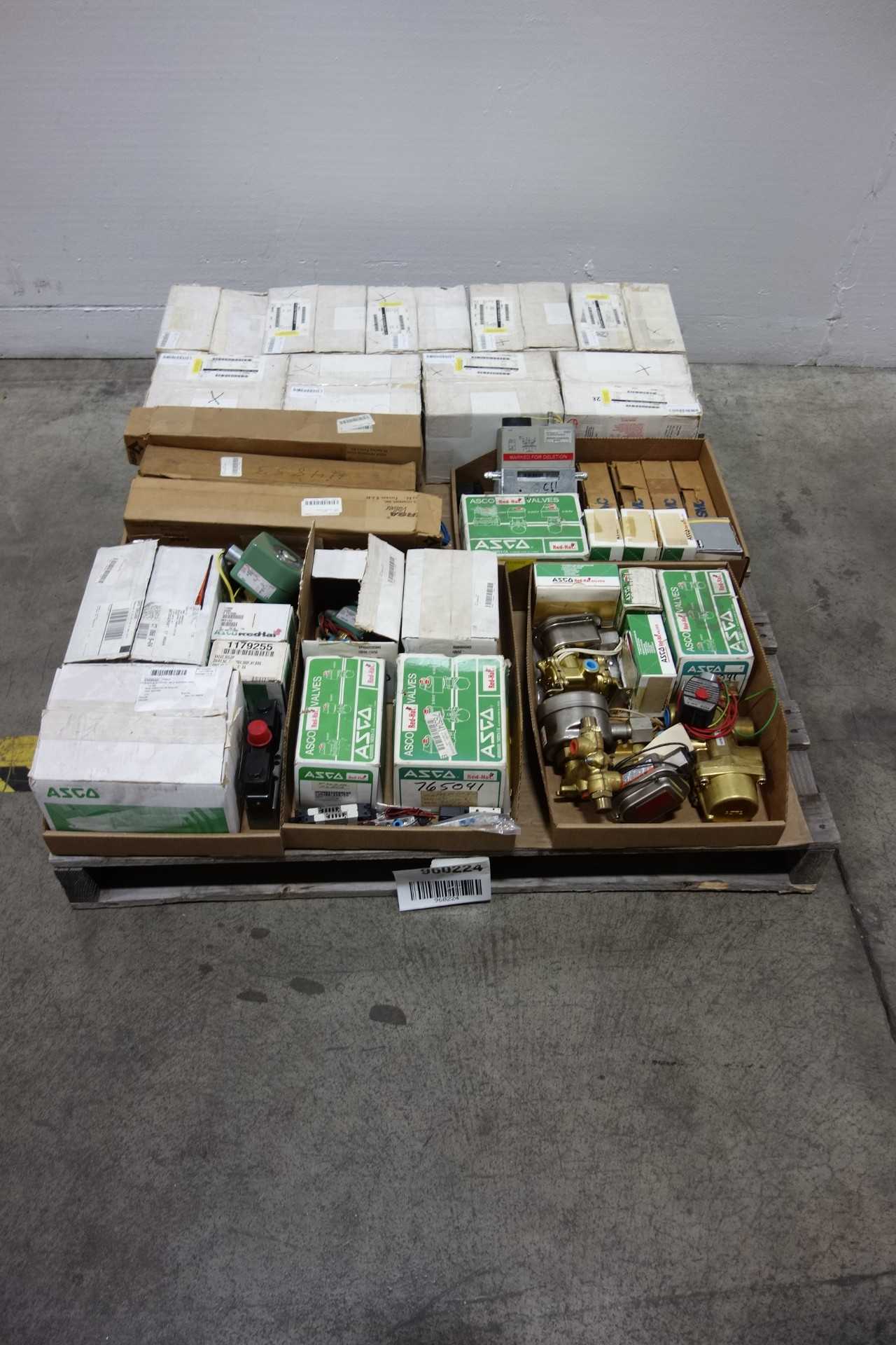 PALLET OF ASSORTED SOLENOID VALVES - SOLENOID VALVE