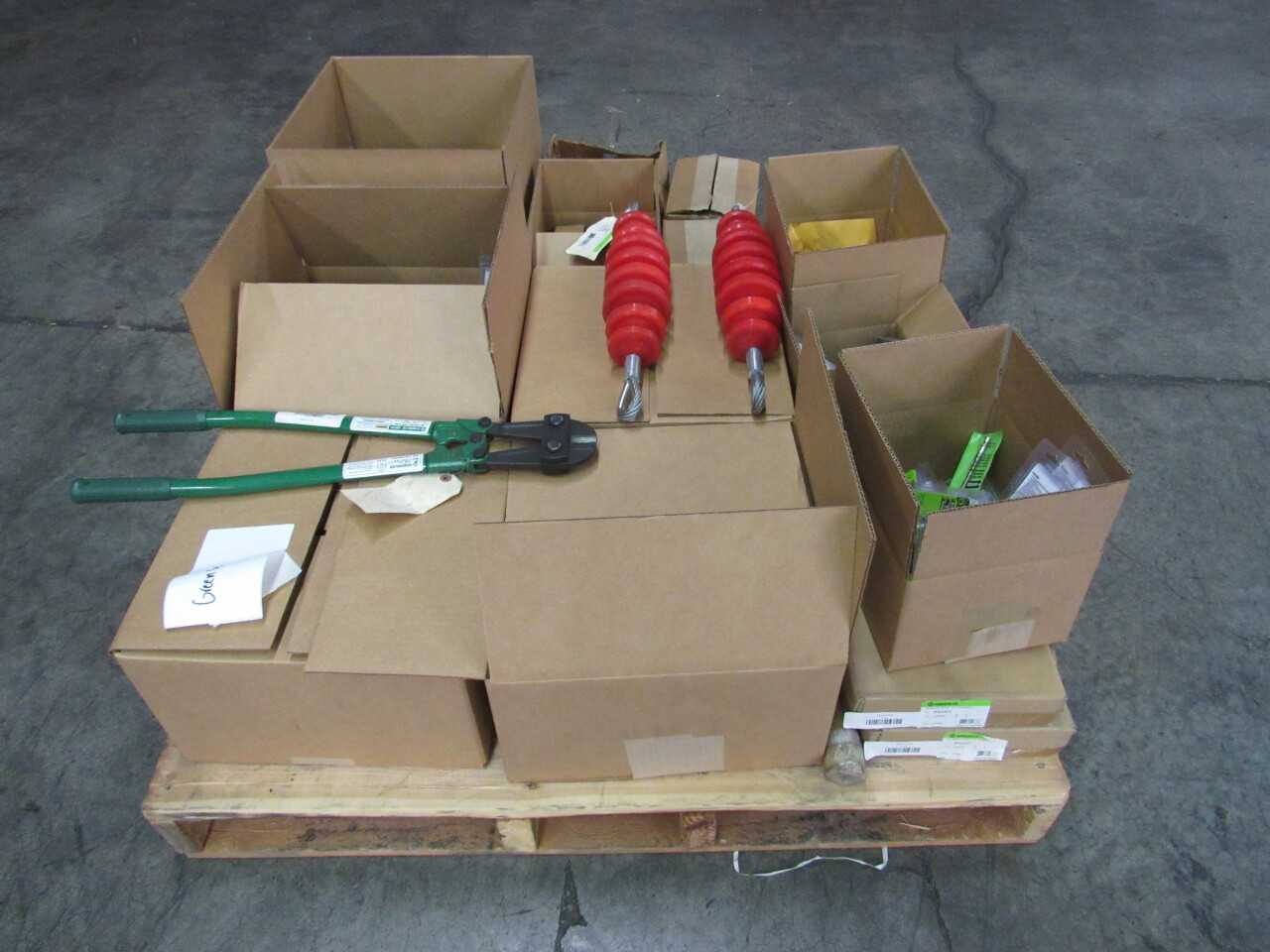 Pallet of 205x Assorted Greenlee Tools & More - ELECTRIC POWER TOOLS