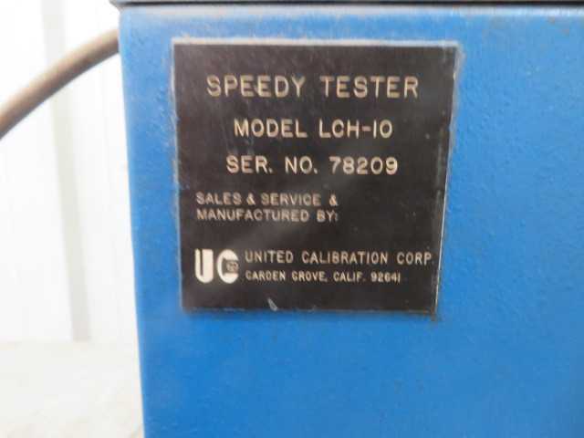 Model LCH 10 Speed Tester Pulling Machine - MACHINE TOOLING