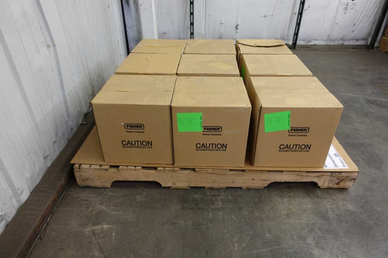 LOT OF 9 FISHER FS2516-8 RECEIVERS/CONTROLLERS - CONTROL VALVE