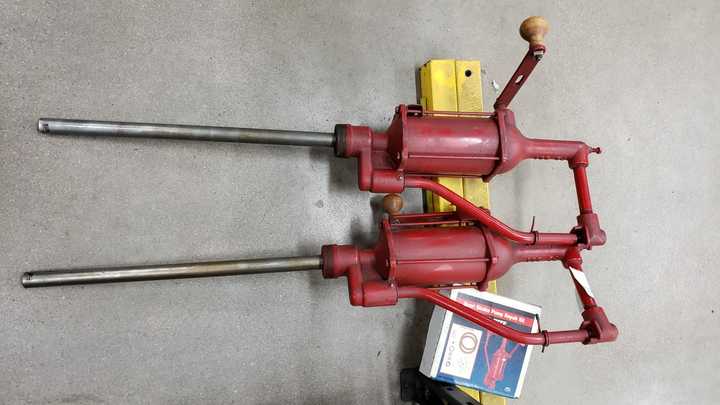 (2) Hand Crank Pumps - PUMPS