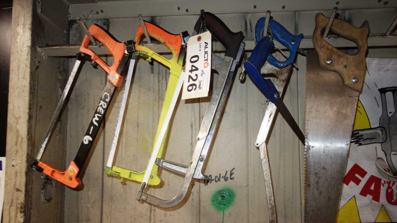 ASSORTED LOT OF 6 HAND SAWS - HAND TOOLS