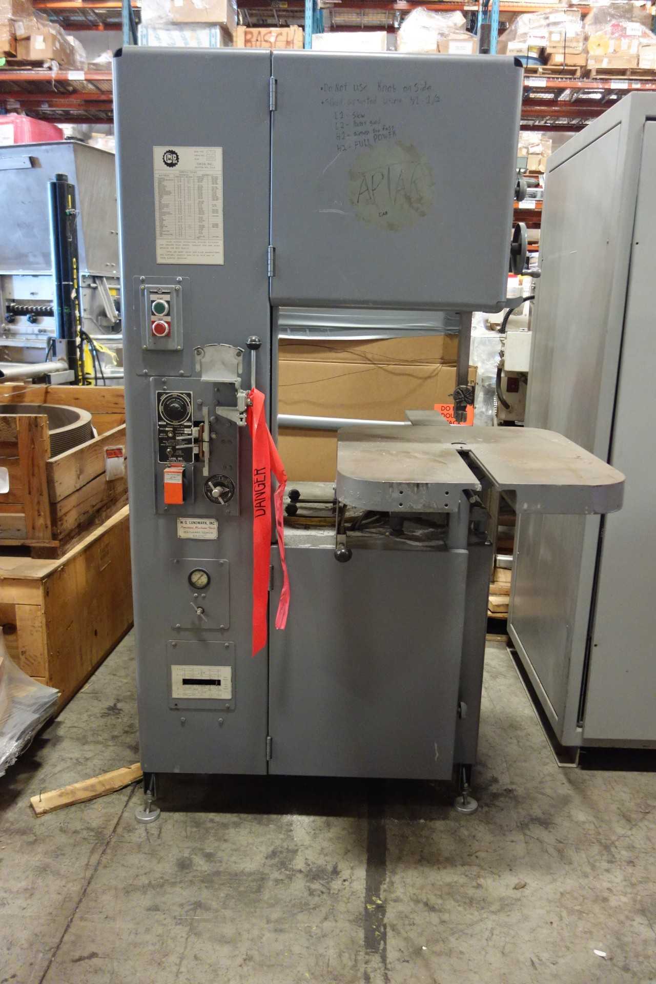 GRAB INC BAND SAW, TYPE RW-B - METAL SAWS