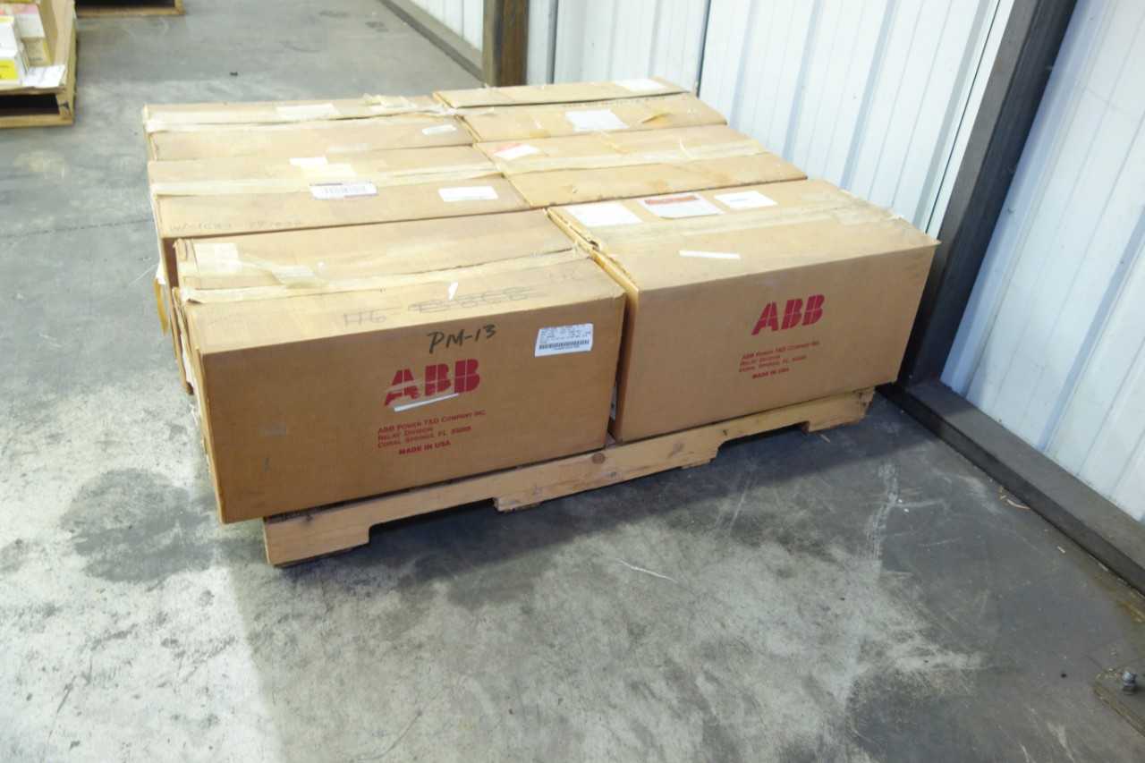 LOT OF 6 ASSORTED ABB RELAYS - ELECTRICAL COMPONENTS