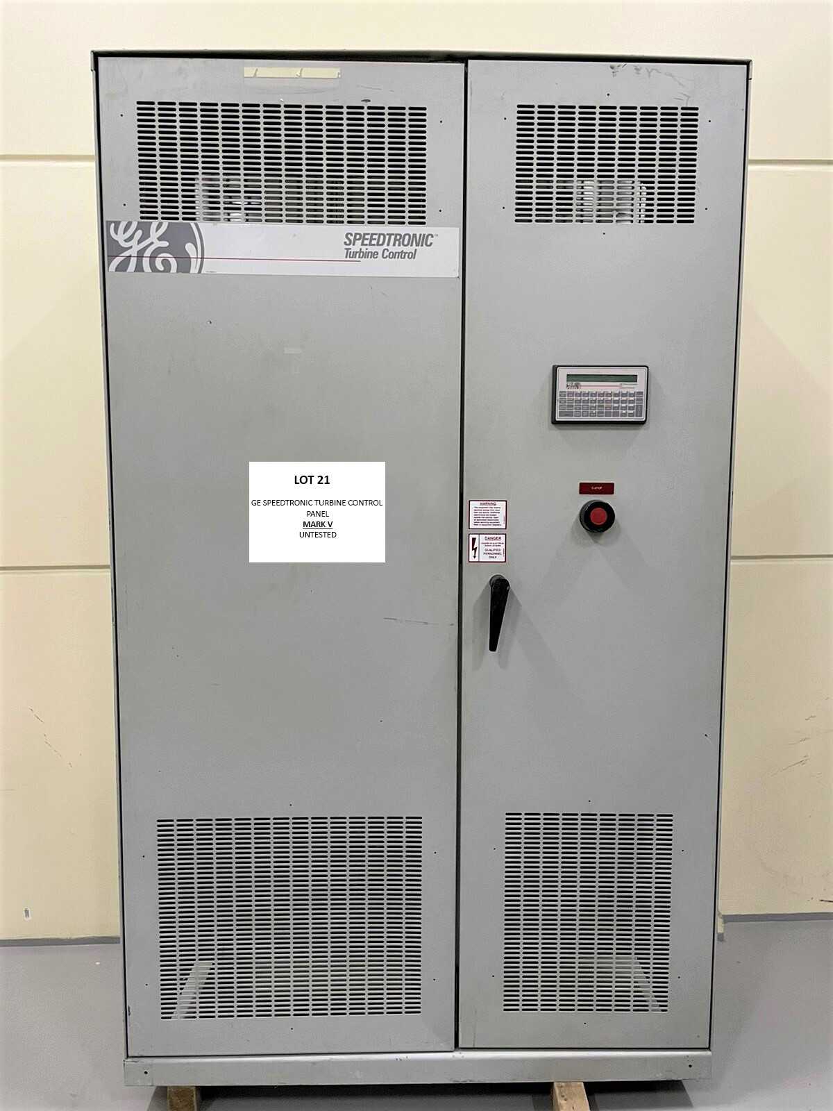 GE SPEEDTRONIC TURBINE CONTROL PANELMARK V - AUTOMATION & CONTROLS