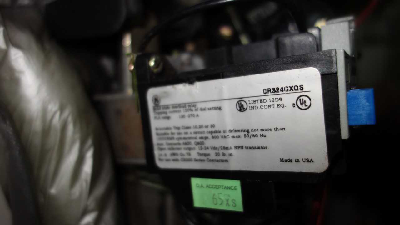 GE CR306GXQ004BJH NEMA SIZE 5 MOTOR STARTER - MOTOR STARTERS