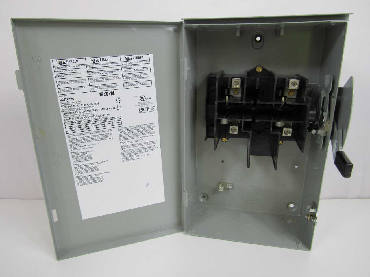 10 Quantity-Eaton 2P 60A 240VAC Disconnect Switches-DG222URB - DISCONNECT SWITCHES