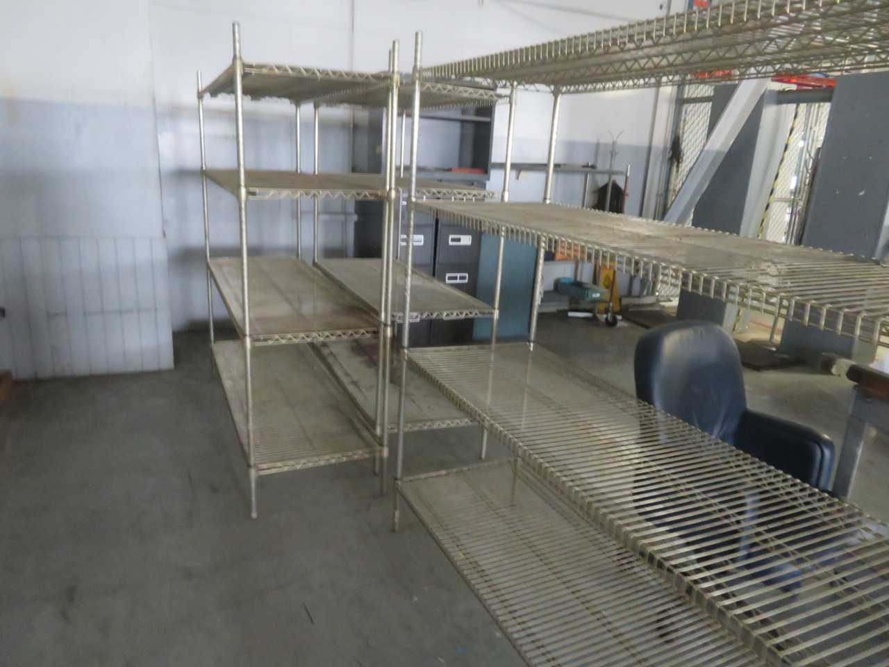 Racks on Wheels and Contents (4) Lot - MISCELLANEOUS
