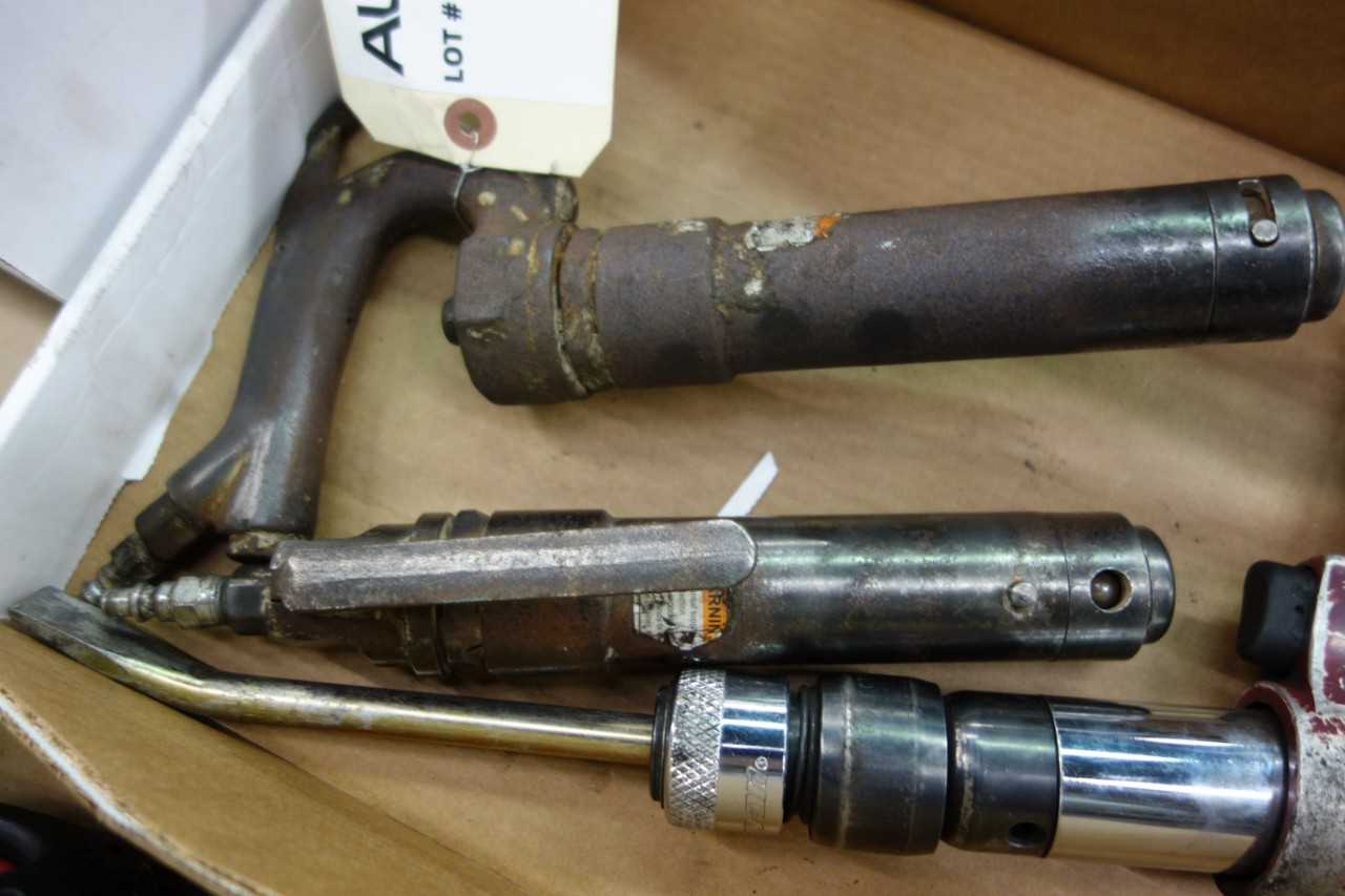 LOT OF 3 INGERSOLL RAND AIR HAMMER CHISELS - PNEUMATIC POWER TOOL
