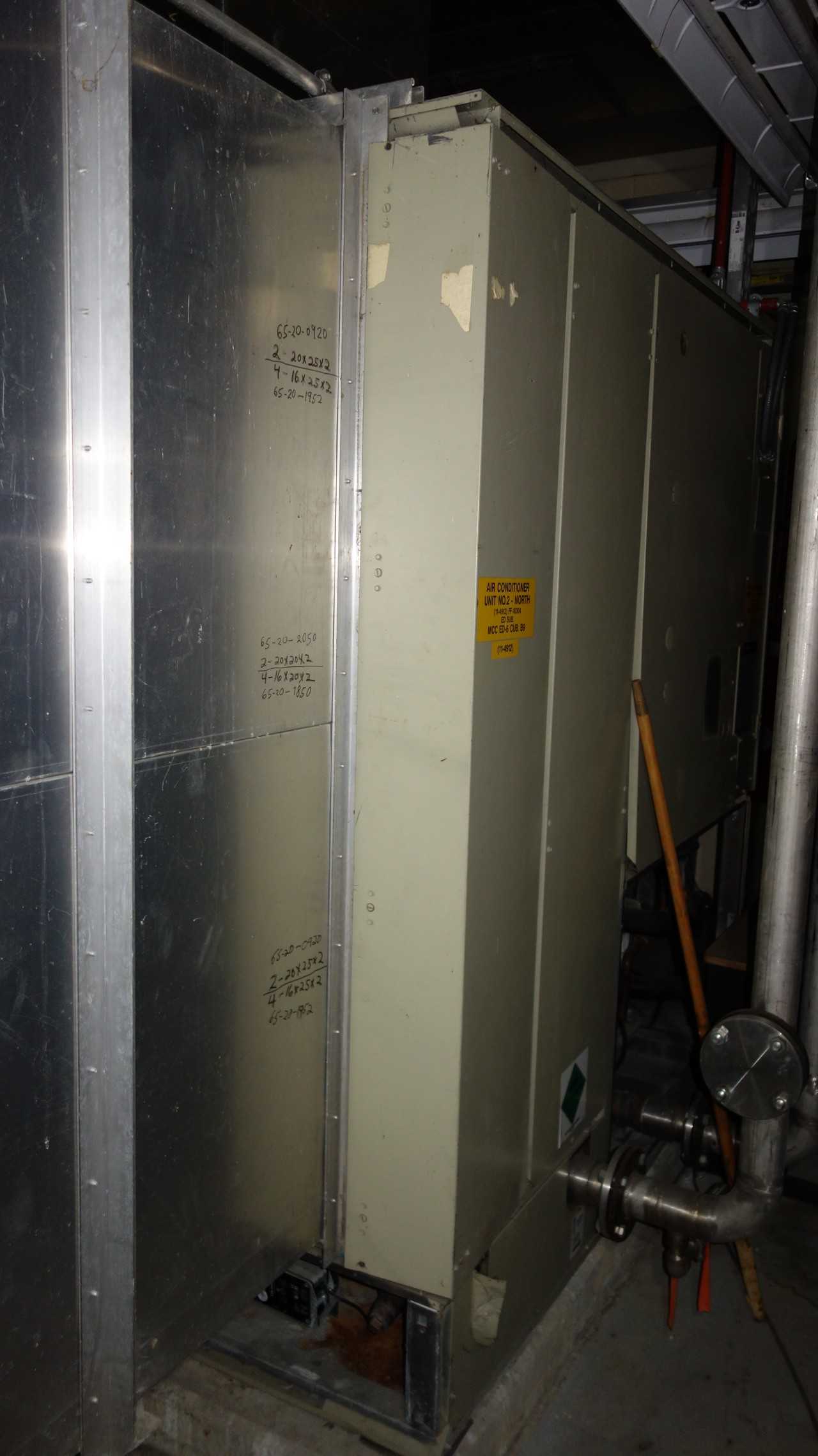 TRANE SCWFN805 WATER COOLED 80 TON AIR CONDITIONER - AIR CONDITIONER