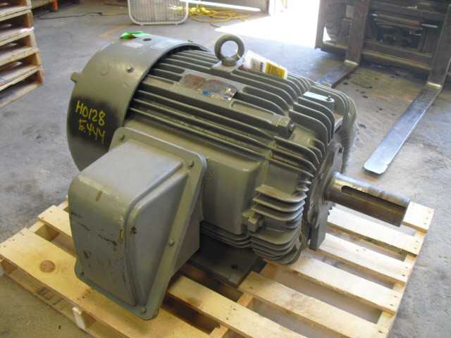 125 HP 1800 RPM 444T Frame Teco West Motor - ELECTRIC MOTORS