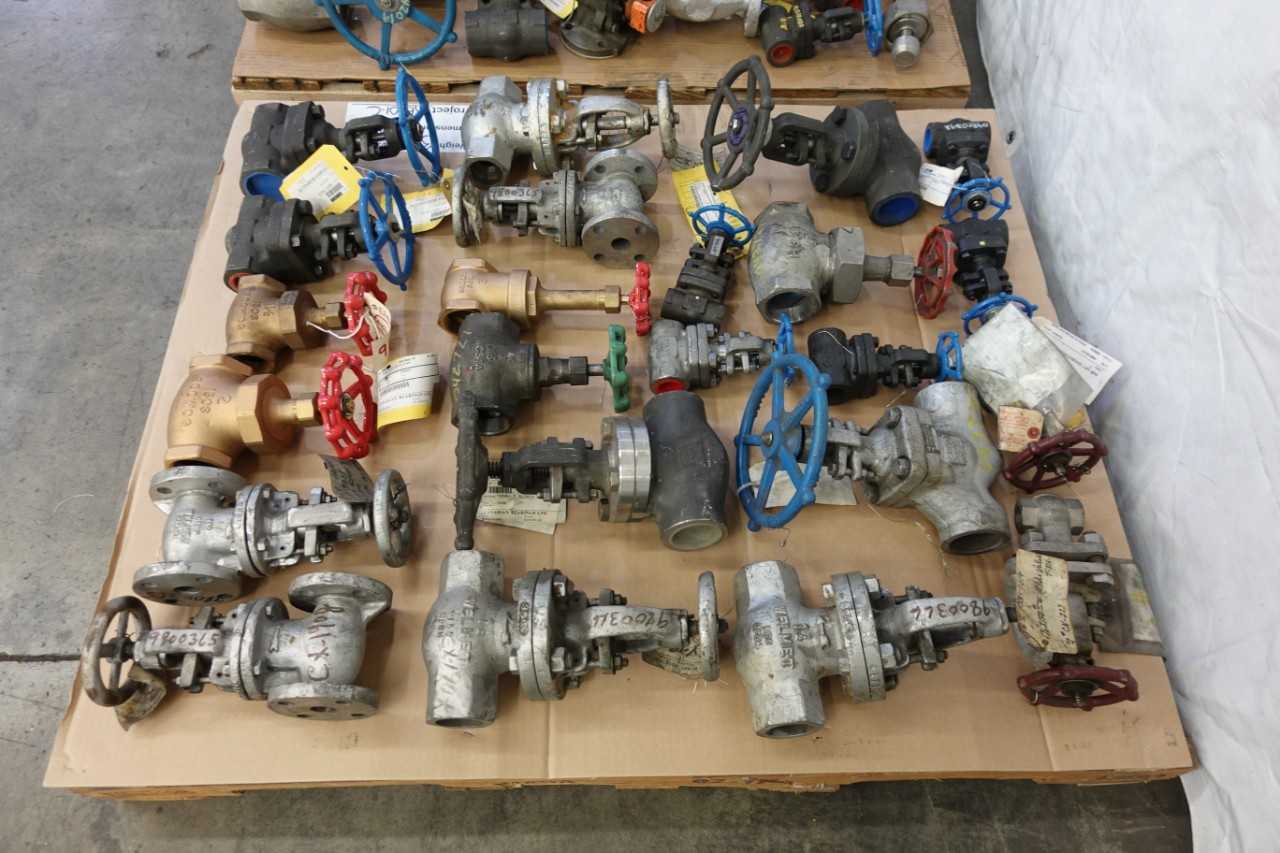 2 PALLETS OF ASSORTED MANUAL VALVES - VALVES