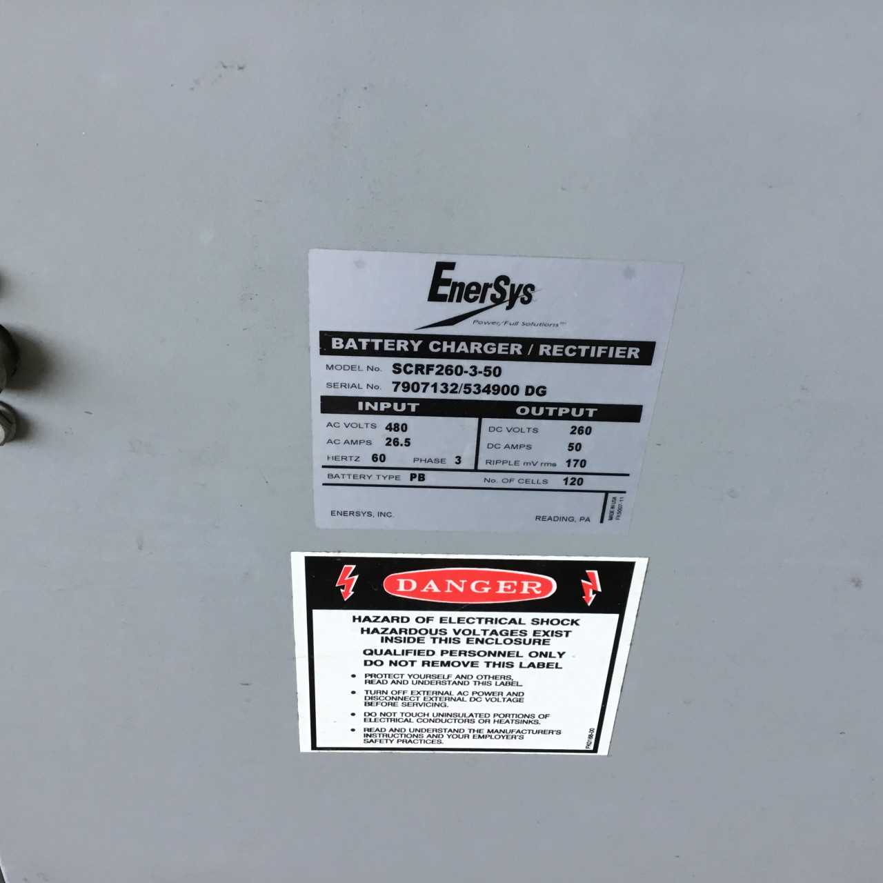 EnerSys - ELECTRICAL COMPONENTS