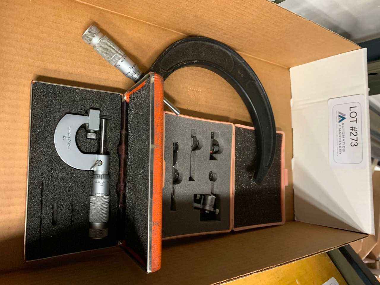 (2) Brown & Sharpe Micrometers - ELECTRIC POWER TOOLS
