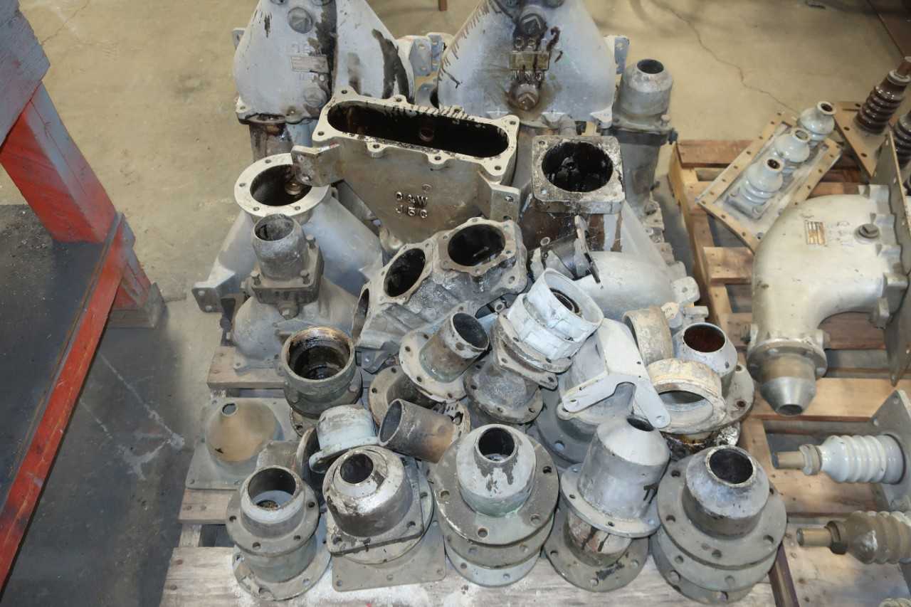2 PALLETS OF INSULATORS, POTHEADS, G&W - ELECTRICAL COMPONENTS