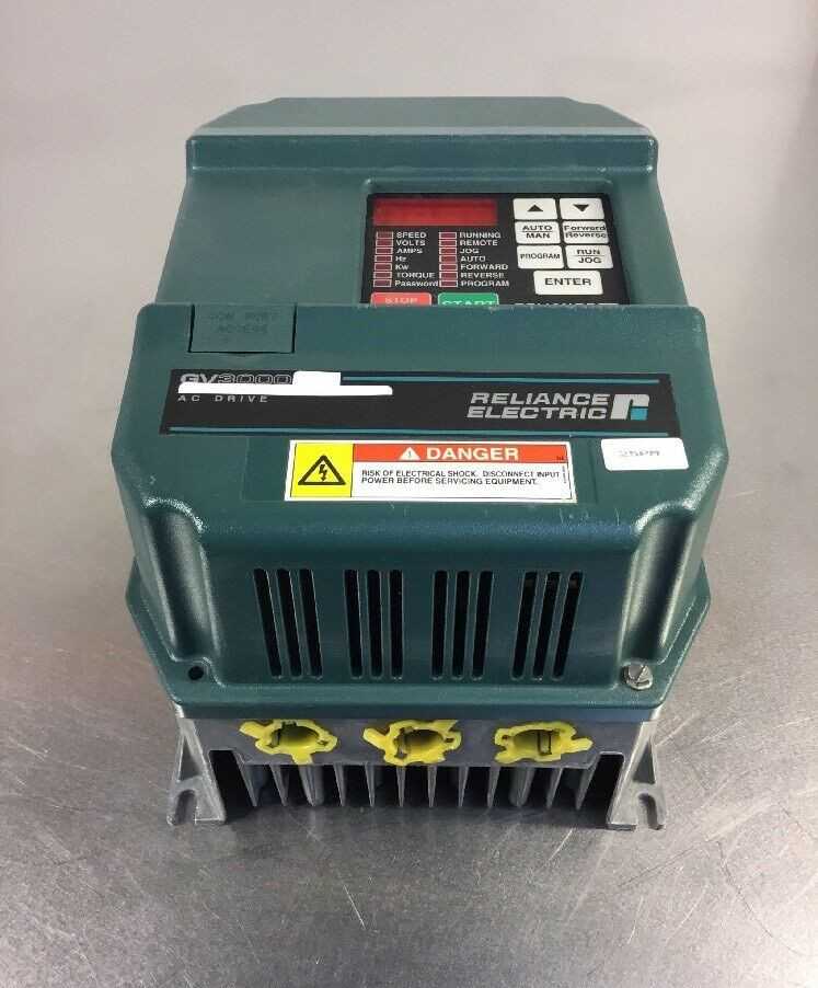 Lot of 6 RELIANCE ELECTRIC GV3000 AC Drives 380-460V 12A 7.5HP - MOTOR DRIVES
