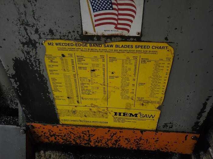 Hem 750 band saw - METAL SAWS