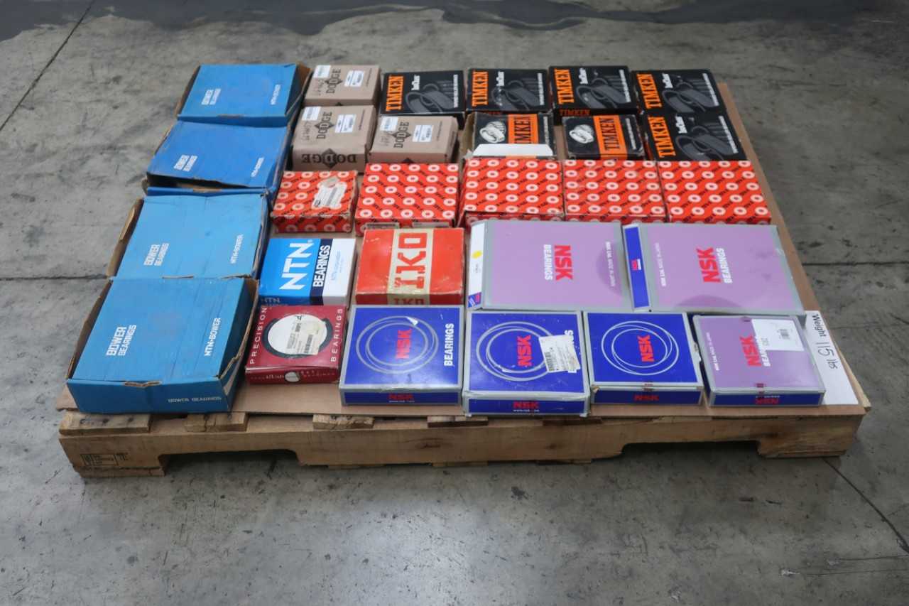 PALLET OF ASSORTED ROLLER BEARINGS - BEARINGS