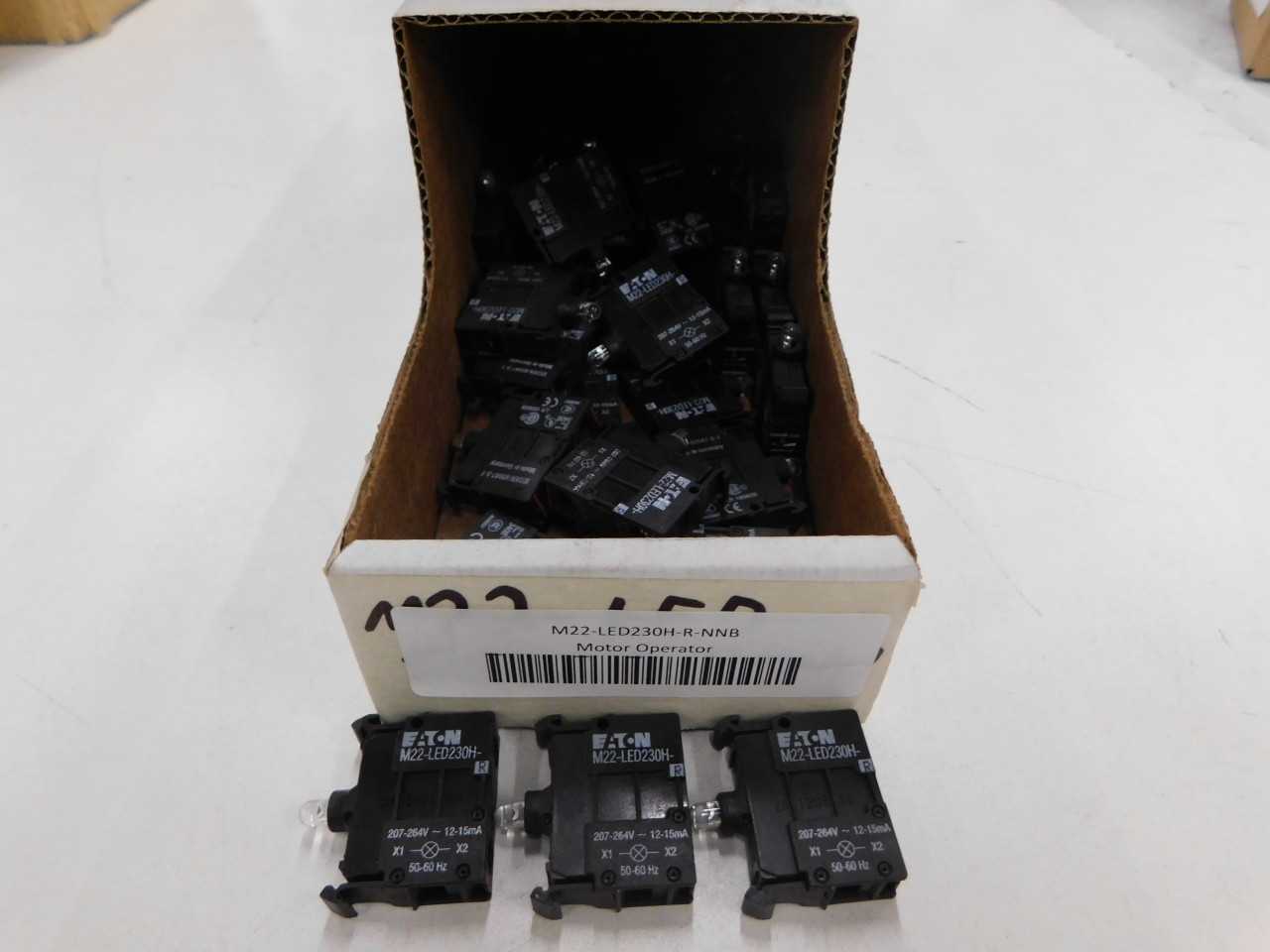 Lot of Quantity 65x M22-LED230H-R Motor Operator - ELECTRIC MOTORS