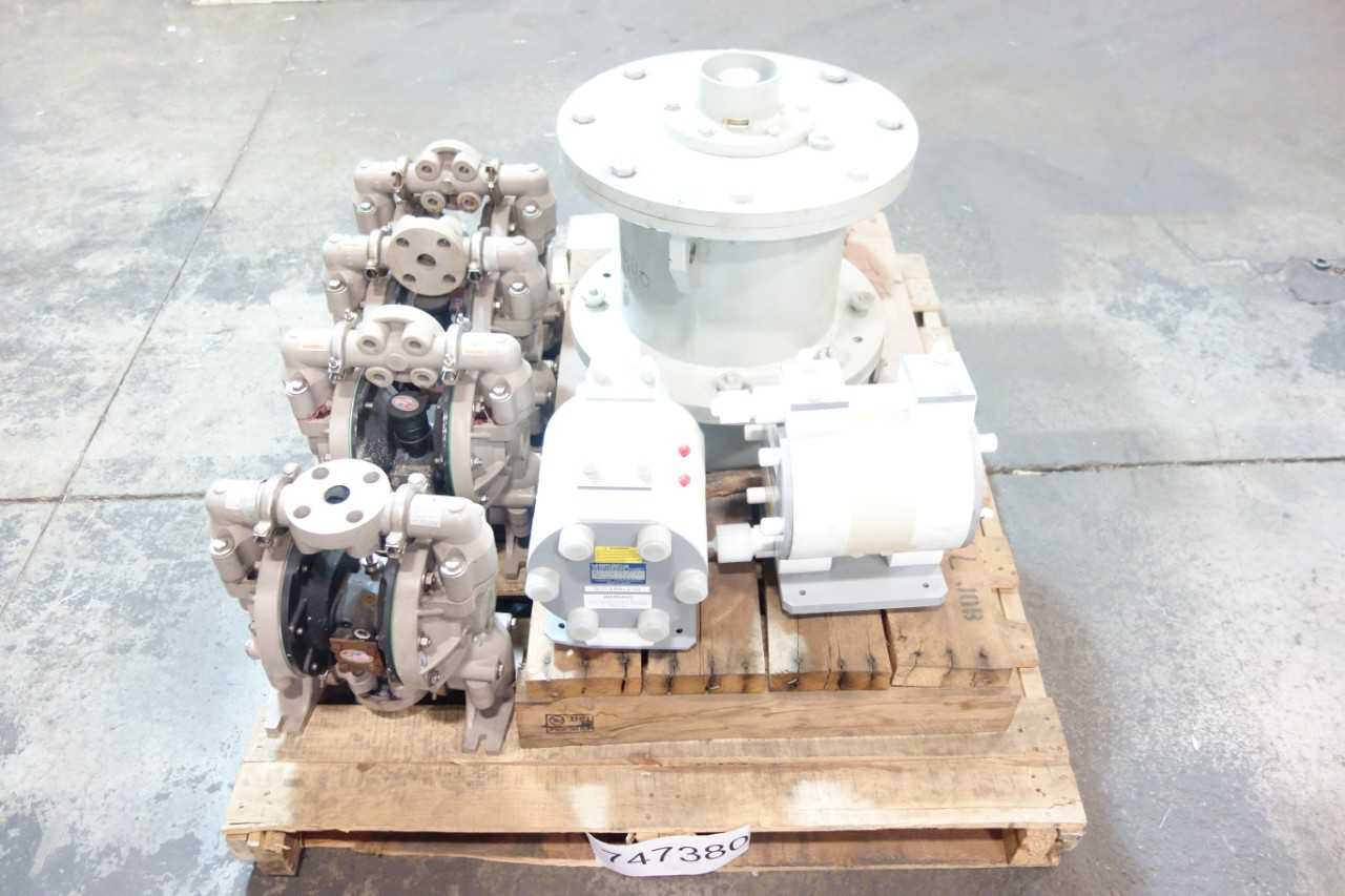 1 PALLET OF ASSORTED PUMPS- LANDCASTER, YAMADA, CARDINAL PUMPS & EXCHANGES - PUMPS