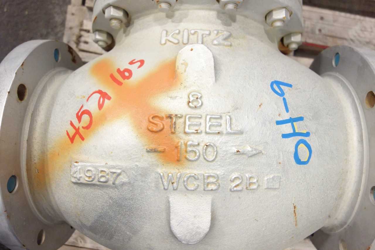 KITZ 8" STEEL GATE VALVE - VALVES