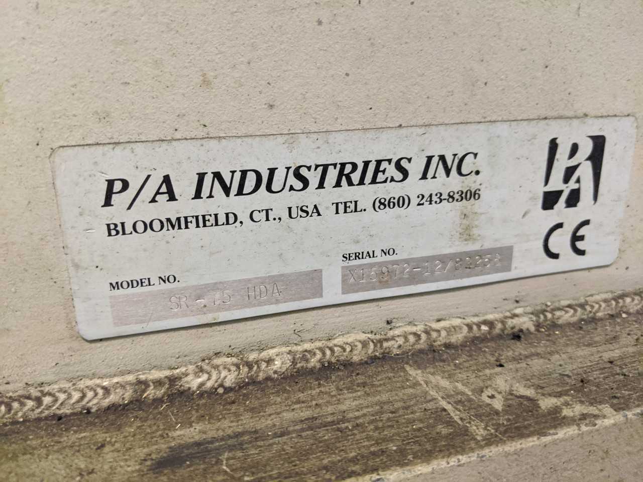 SR75 HDA PA Industries Fixed Shaft Rewind Payoff Stand - MACHINING ACCESSORIES & TOOLING