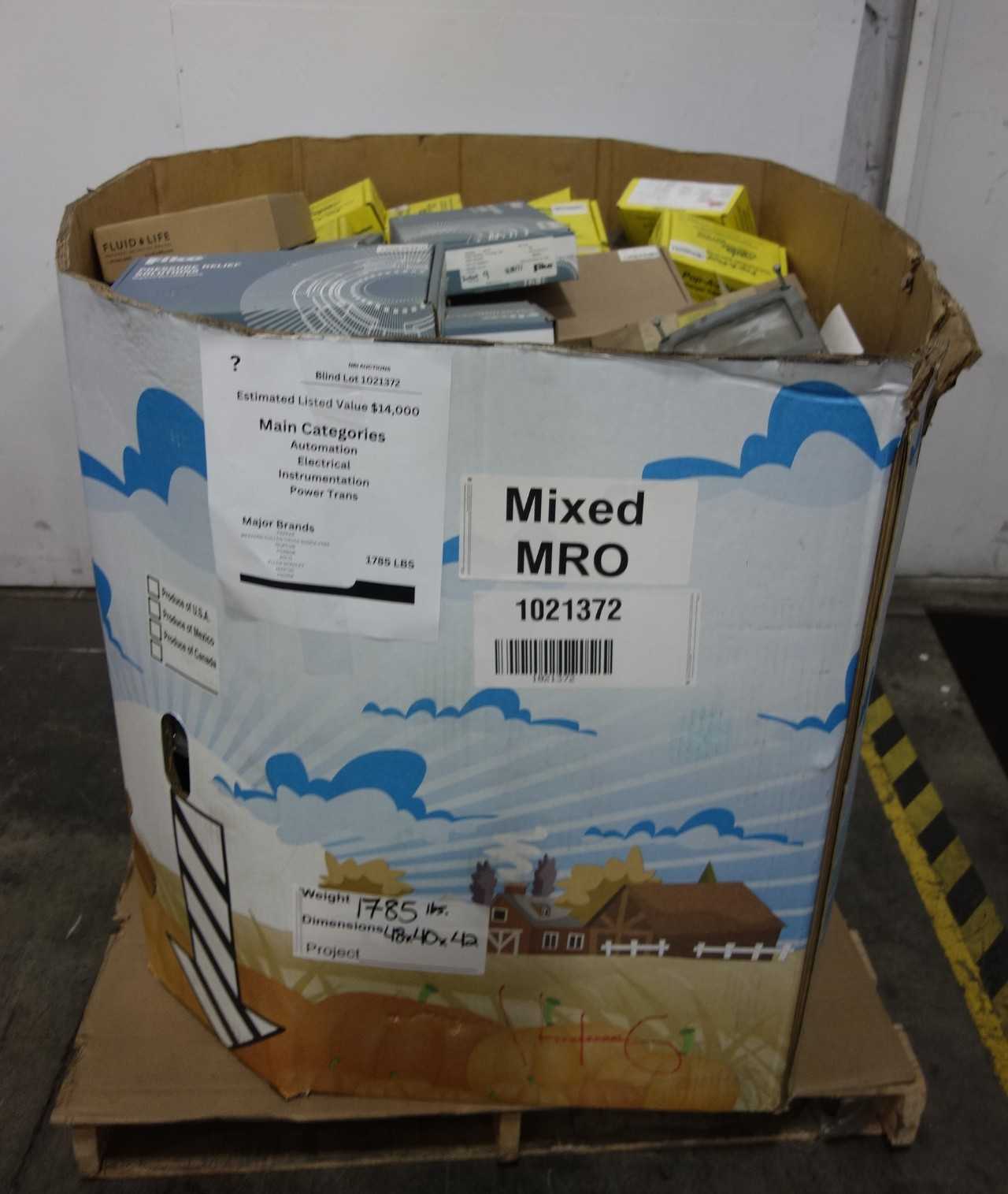 BLIND LOT OF MIXED MRO - INDUSTRIAL PARTS