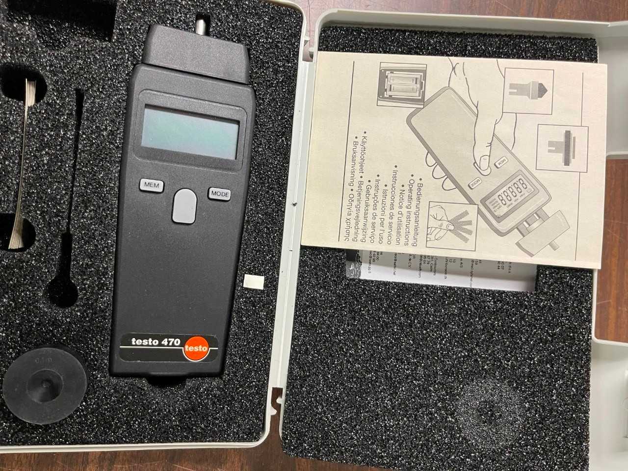 Testo 470 Tachometer - ELECTRIC POWER TOOLS
