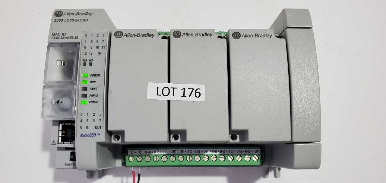 Allen Bradley Micro 850 2080-LC50-24QBB PLC - AUTOMATION & CONTROLS Allen Bradley Micro 850 2080-LC50-24QBB PLC - AUTOMATION & CONTROLS