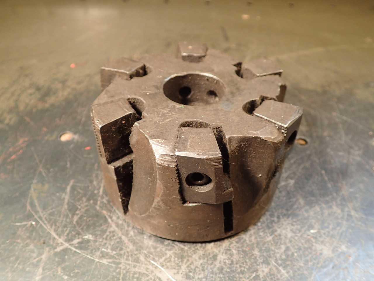 McCrosky ZIP NS-16 40NR-16 4" RH Indexable Carbide Shell Mill: 1-1/2" Arbor Hole - MILLING TOOLS