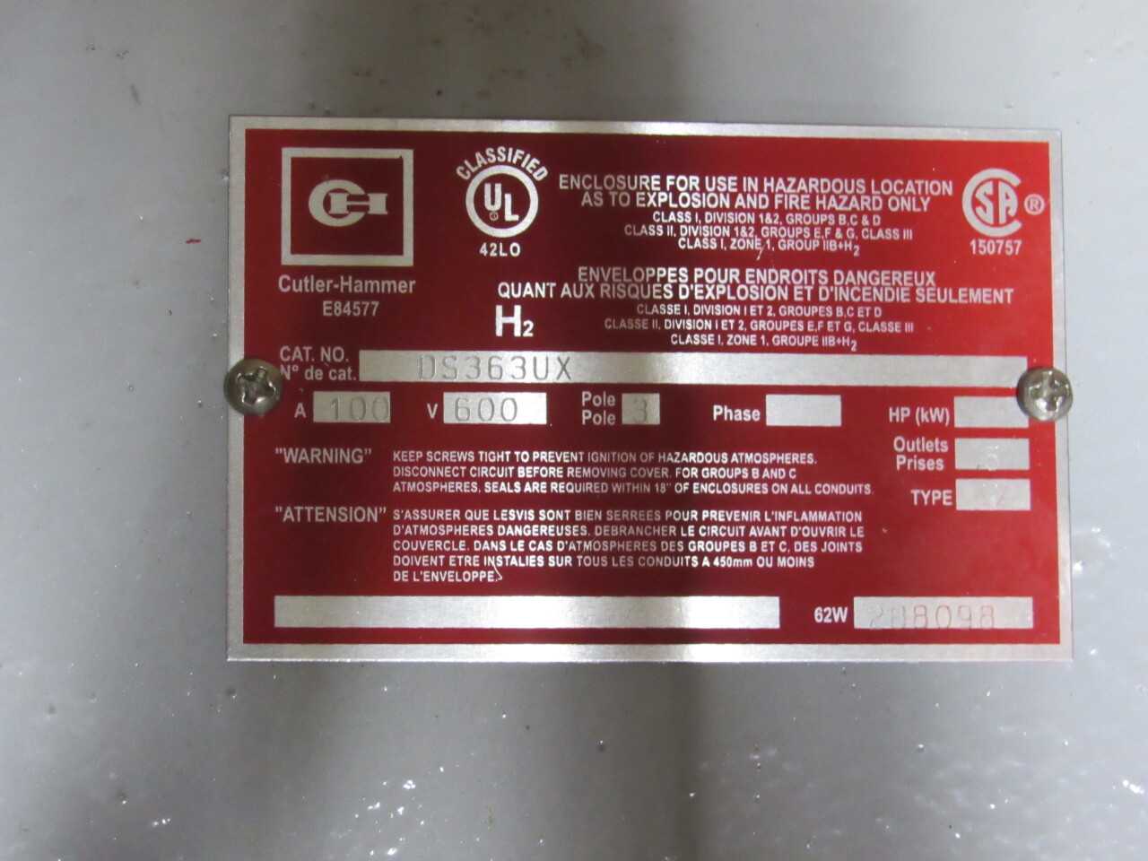 Heavy Duty Switch - TOOL STORAGE