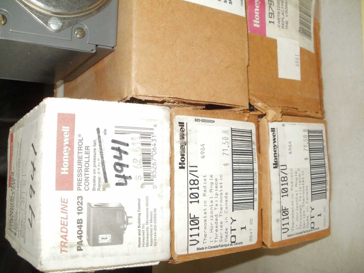 HONEYWELL PRESSURE CONTROL QTY 6 - CONTROL VALVE