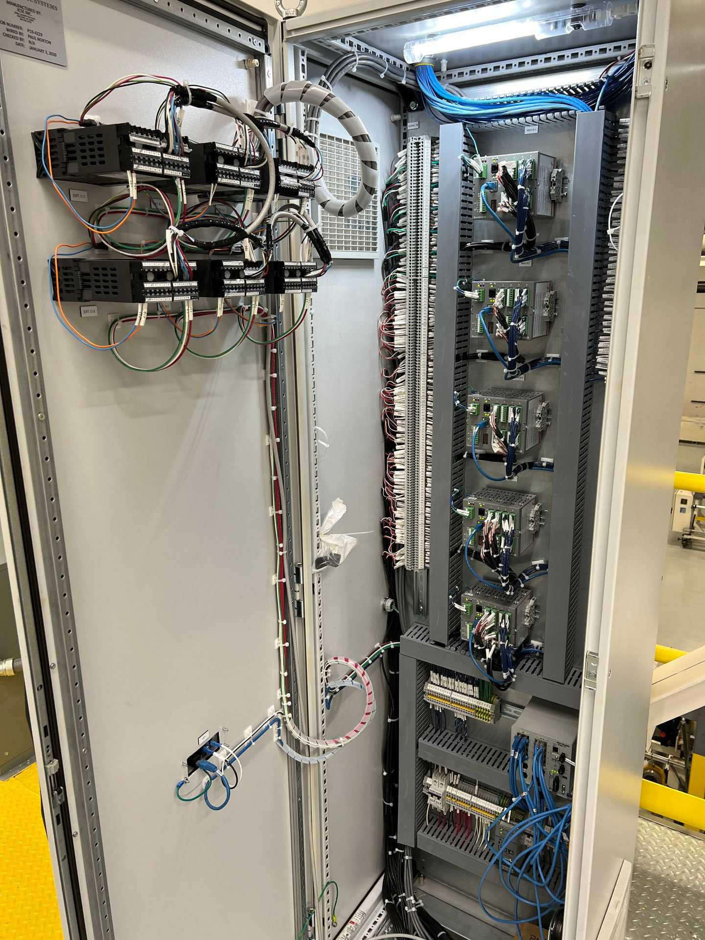 2020 ICSE CONTROL SYSTEMS EXTRUDER PRESSURE CONTROL CABINET - AUTOMATION & CONTROLS
