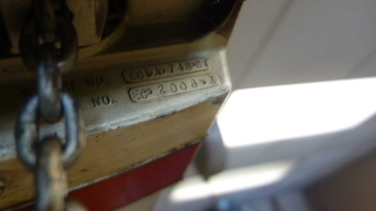 COFFING EX-2008-6 1 TON ELECTRIC HOIST - LIFTING EQUIPMENT