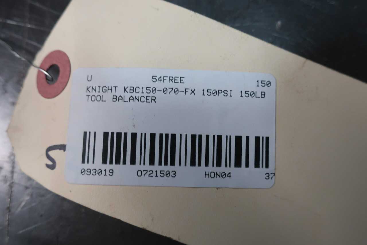 KNIGHT KBC150-070-FX TOOL BALANCER 150PSI 150LB - INDUSTRIAL PARTS