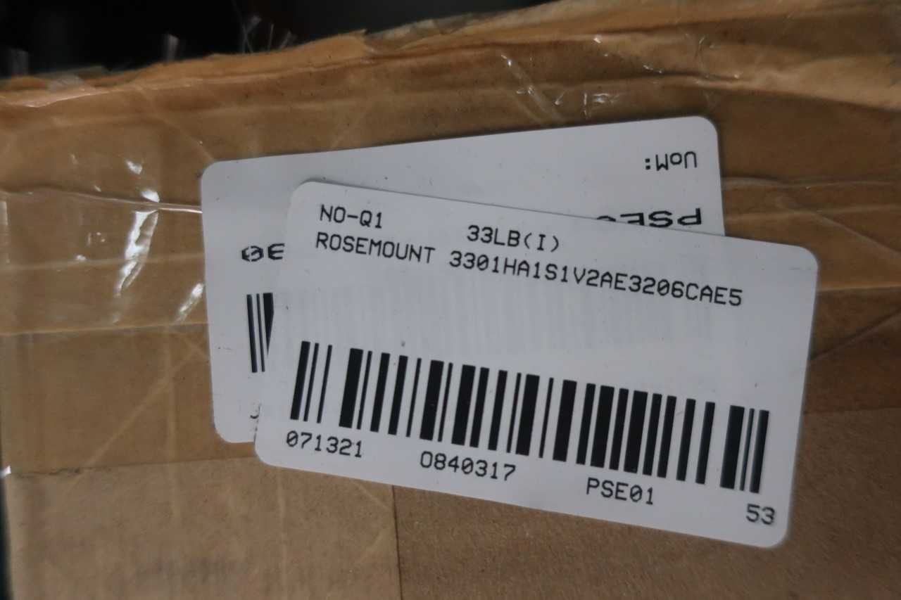 ROSEMOUNT 3301HA1S1V2AE3206CAE5 RADAR LEVEL TRANSMITTER - INSTRUMENTATION