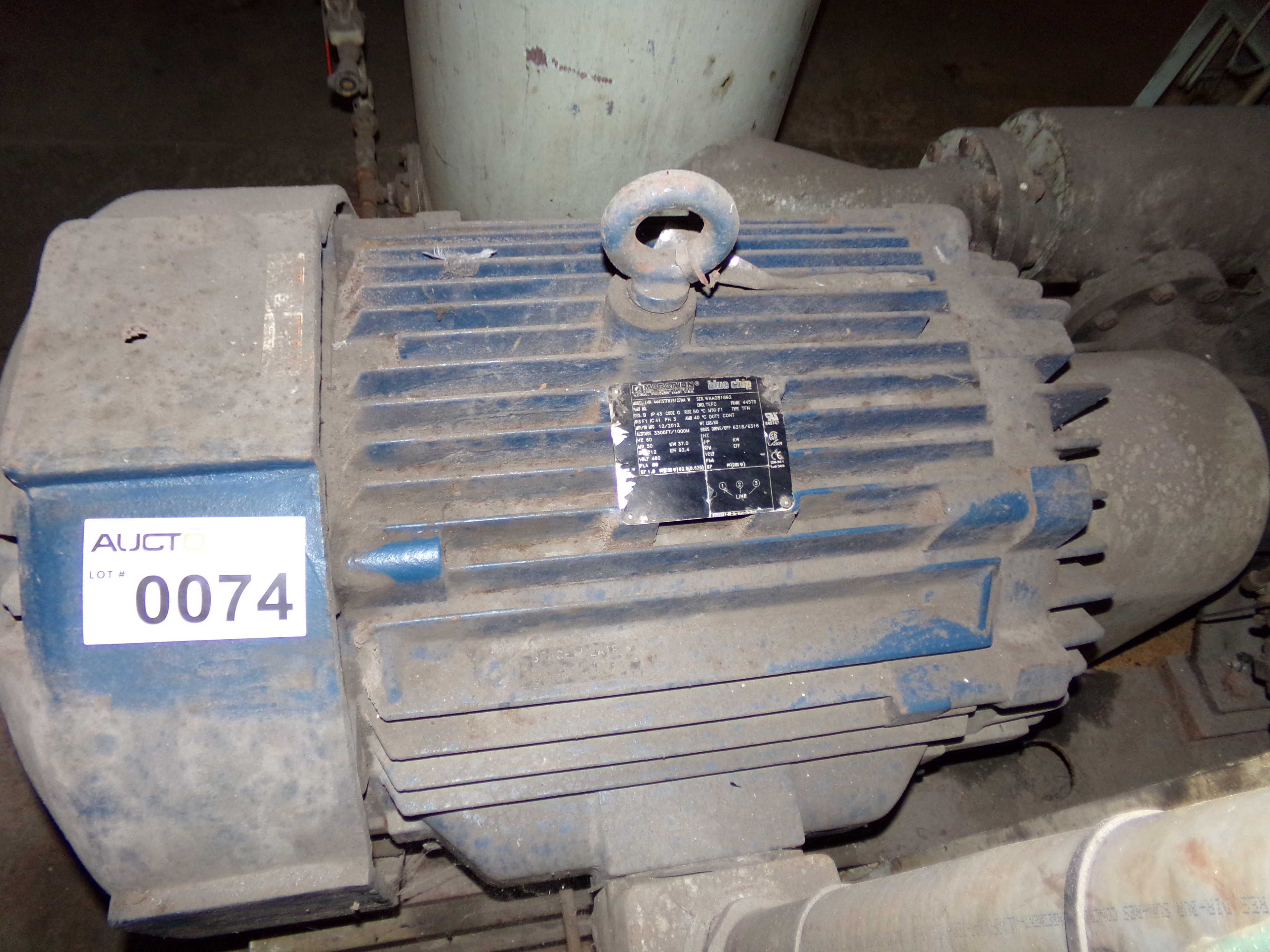 2012 MARATHON 444TSTFN18127AA2 ELECTRIC MOTOR - ELECTRIC MOTORS