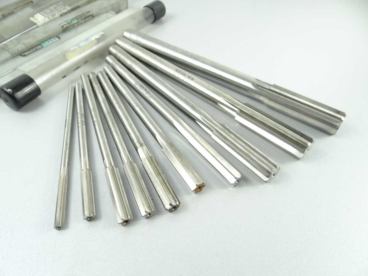 Lot of 10 HSS Chucking Reamers - MACHINING ACCESSORIES & TOOLING