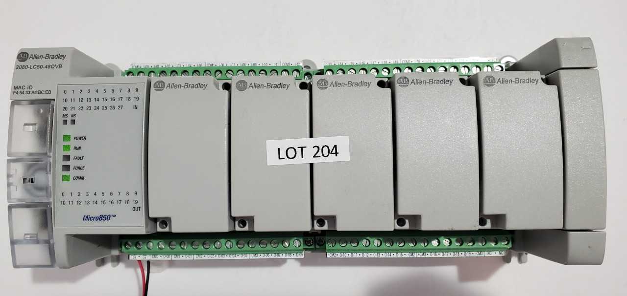 Allen Bradley Micro 850 2080-LC50-48QVB PLC - AUTOMATION & CONTROLS Allen Bradley Micro 850 2080-LC50-48QVB PLC - AUTOMATION & CONTROLS