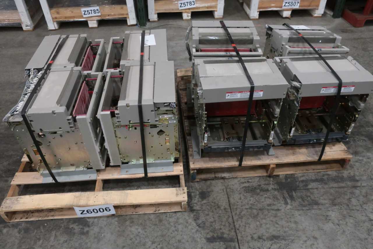 2 PALLETS OF ASSORTED SWITCHGEAR CHASIS - SWITCHGEAR