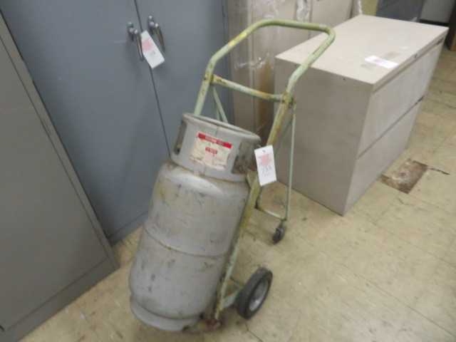 Empty Propane Tank and Cart - MISCELLANEOUS