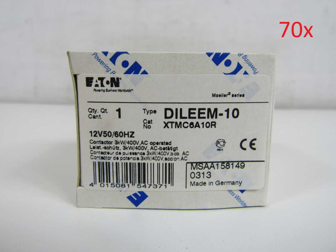 Lot of Quantity 70x XTMC6A10R Mini Contactors - CONTACTORS Lot of Quantity 70x XTMC6A10R Mini Contactors - CONTACTORS