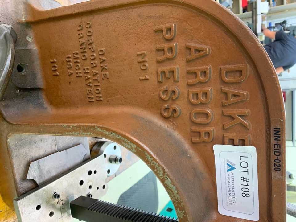 Dake Arbor Press - MECHANICAL STAMPING PRESSES