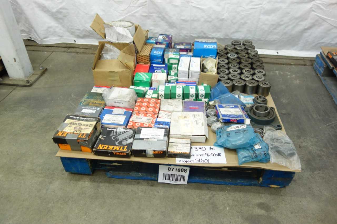 PALLET OF ASSORTED BEARINGS - BEARINGS